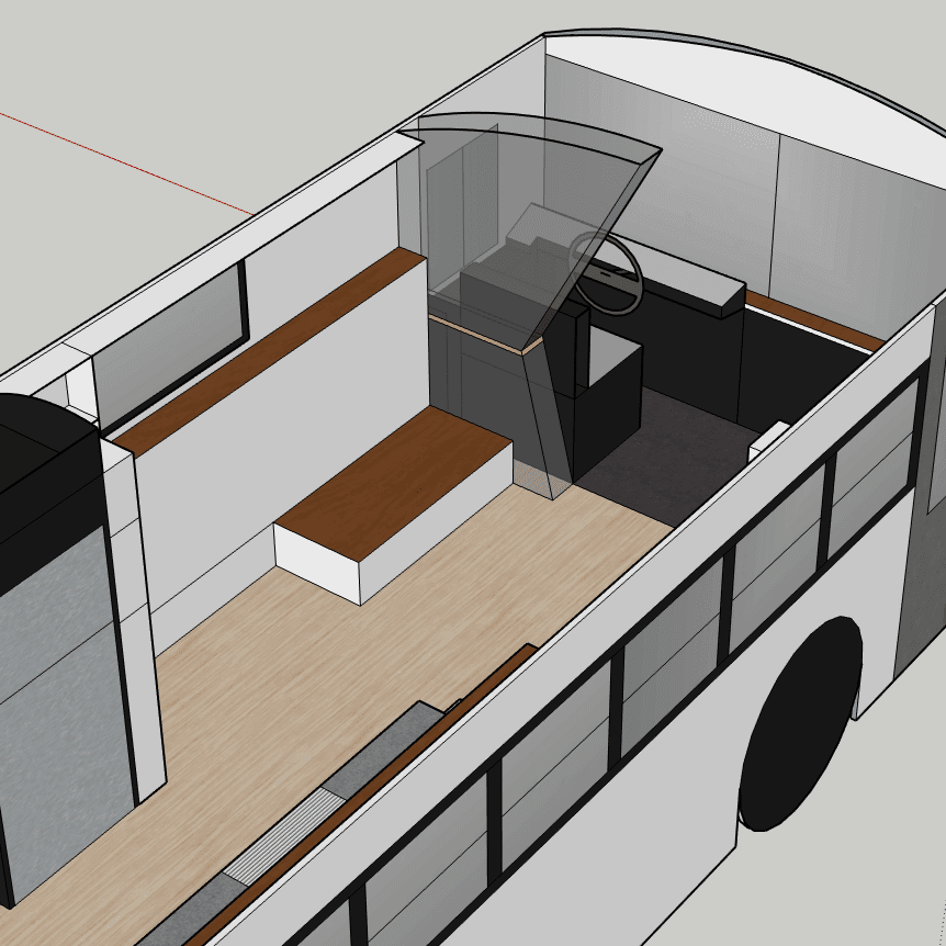 The most fun part of a skoolie build is choosing the layout. The trick is creating the space you want while paying attention to practical issues. | sincewewokeup.com | Since We Woke Up