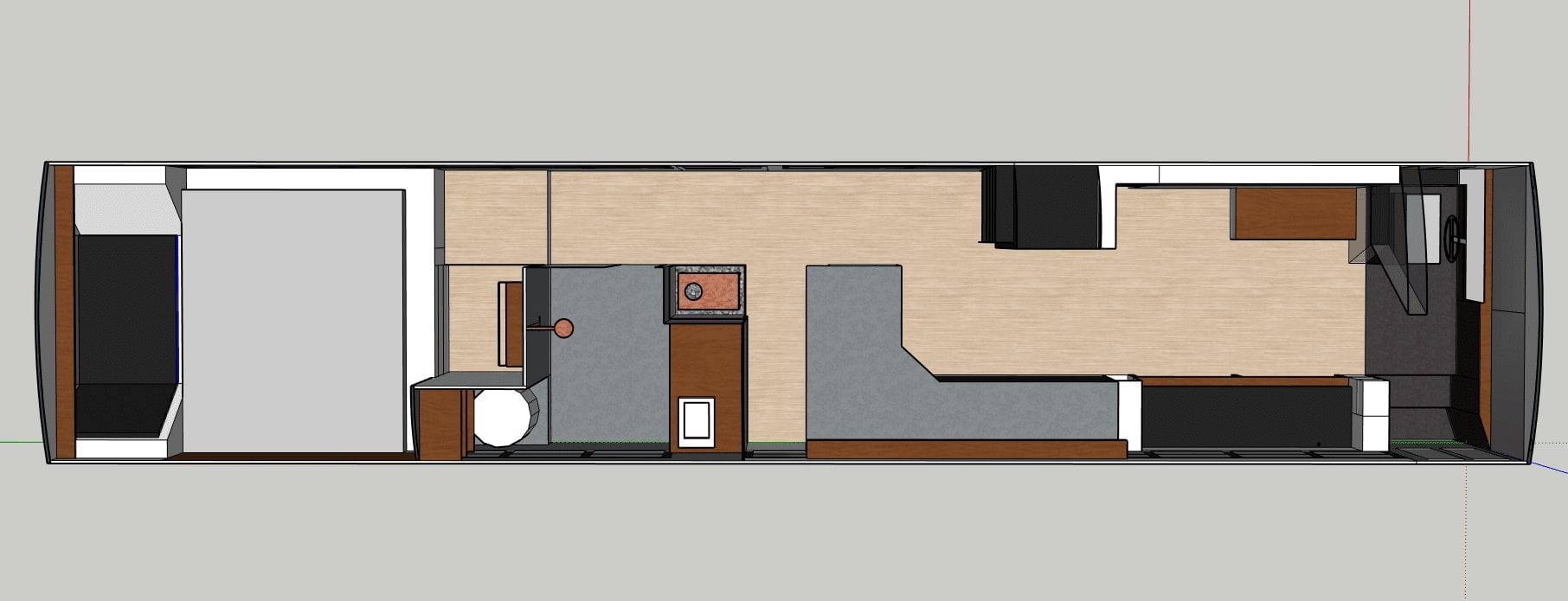 The most fun part of a skoolie build is choosing the layout. The trick is creating the space you want while paying attention to practical issues. | sincewewokeup.com | Since We Woke Up