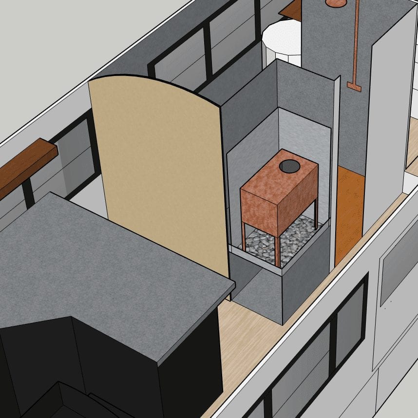 The most fun part of a skoolie build is choosing the layout. The trick is creating the space you want while paying attention to practical issues. | sincewewokeup.com | Since We Woke Up