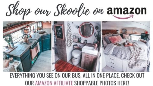 Shop our Skoolie on Amazon! | Since We Woke Up | www.sincewewokeup.com