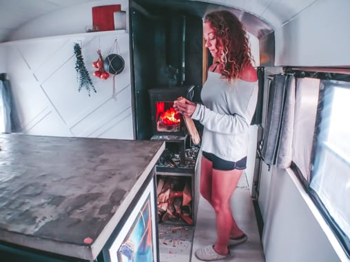 Fire safety in tiny homes should be taken seriously. Click to learn why tiny homes are prone to fires and how to stop them! | Since We Woke Up | www.sincewewokeup.com